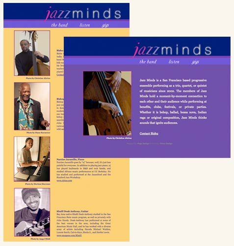 Portfolio Image: Jazzminds Website