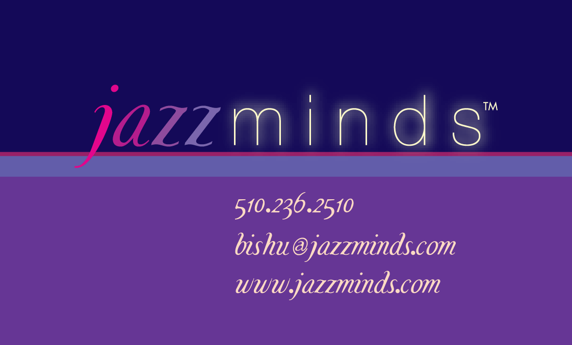 Image of JazzMinds business card